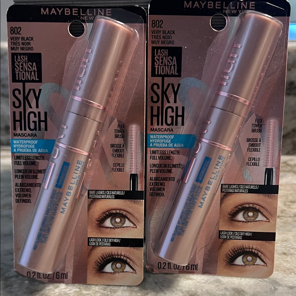 Maybelline Sky High Mascara - Very Black, Rose Gold Packaging - Picture 3 of 4
